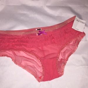 Super cute, ruffly, comfy pink undies
